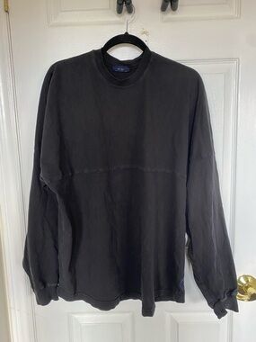 Women’s Black Long Sleeve Crewneck Tee Maui